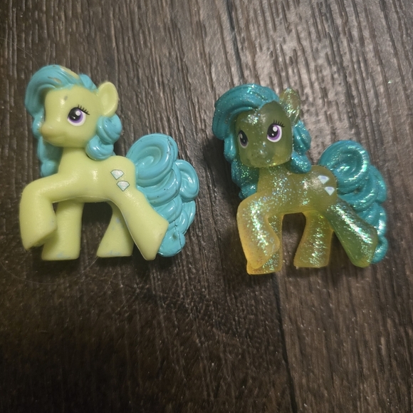 FIM Diamond Crystal My Little Pony Figure Sparkle Green Jewel Figurine Kids Toy - Picture 1 of 3
